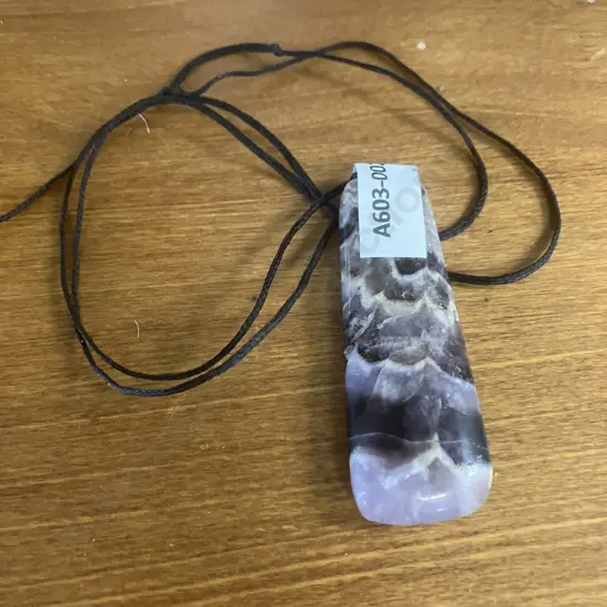 Pendant Chevron Stone Pendant. 7cm