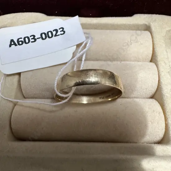 Gold Band Stamped 10K MHJ FL6
