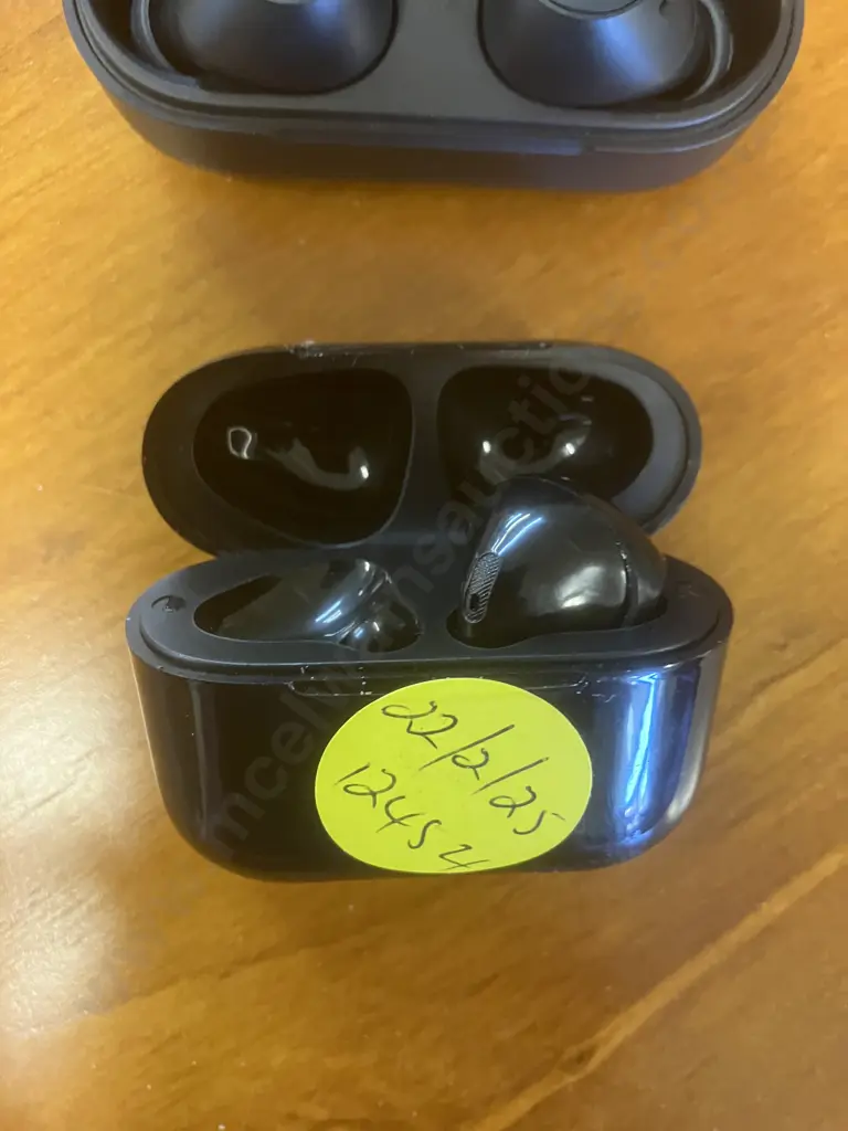 Sony YY2982 Ear Buds With Charging Case & Anko Model 43243273 Single Ear Pod With Charging Case Image 1++