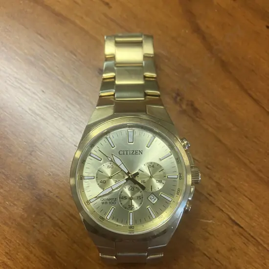 Citizen Men's Classic Gold-Tone Chronograph Watch