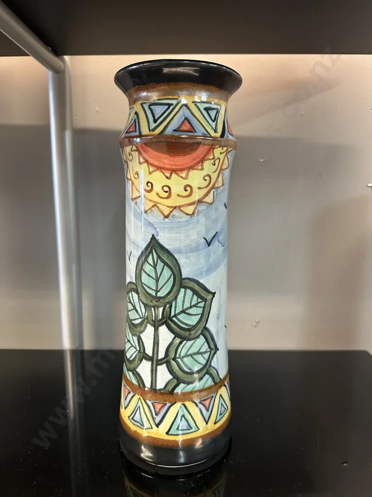 Handmade Vase By Red Barn Pottery Kerikeri H33cm. Image 1++