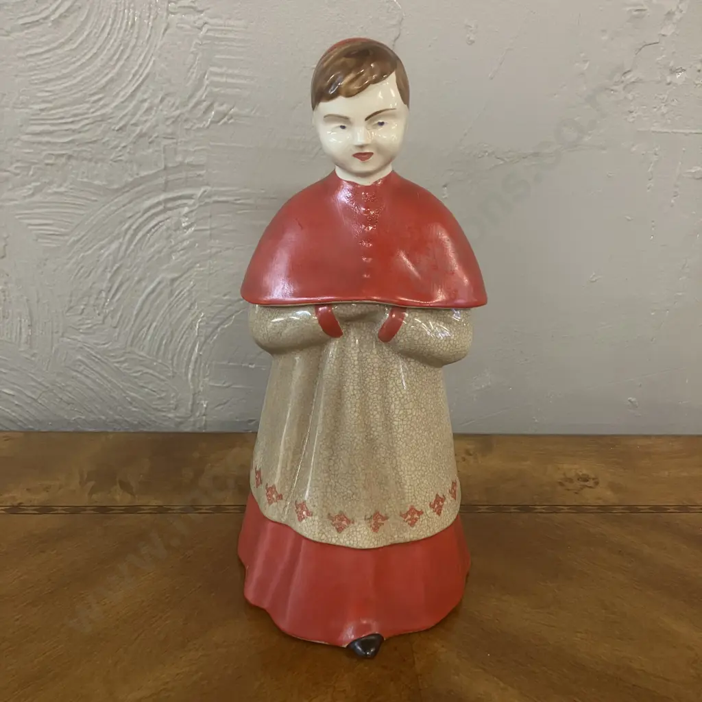Vintage French L'abbe Francois Revol Choir Boy Decanter. H26cm Image 1++