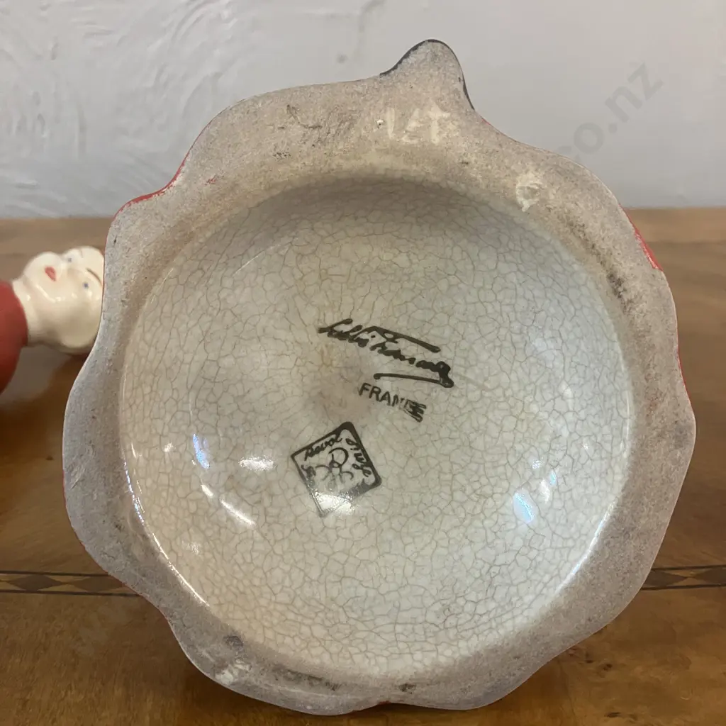 Vintage French L'abbe Francois Revol Choir Boy Decanter. H26cm Image 1++