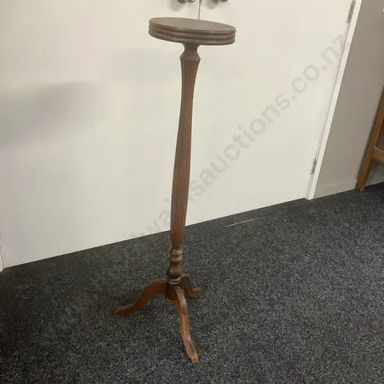 Mahogany Jardiniere Plant Stand Pedestal. H101cm