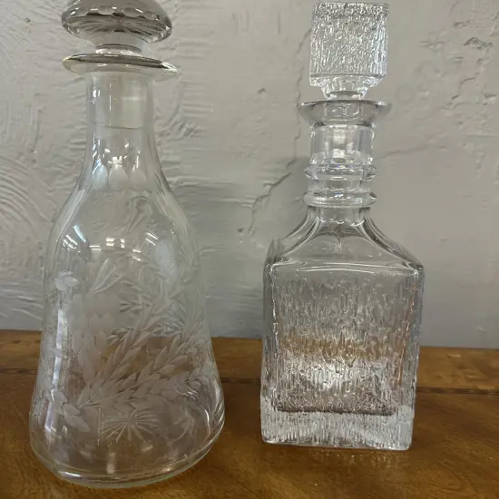 Vintage Crystal Decanter & Retro Decanter