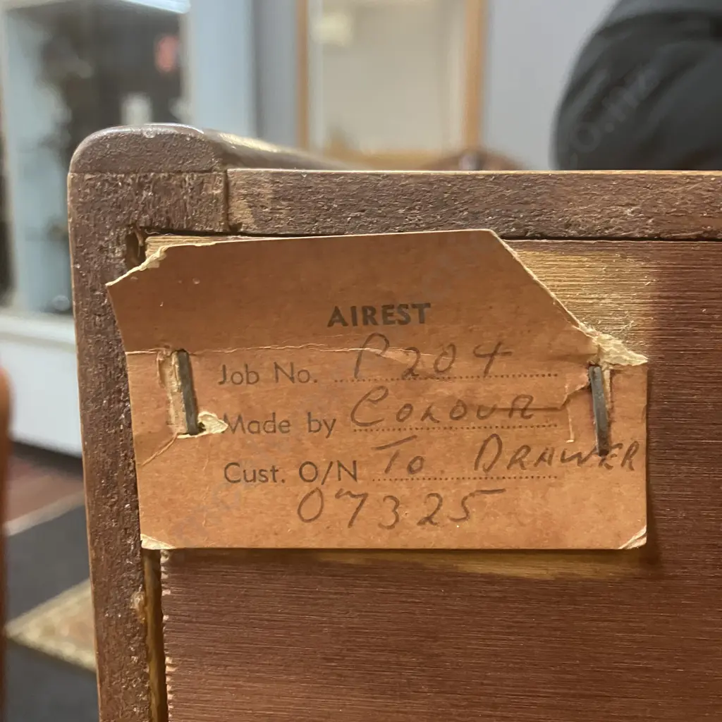 Airest New Zealand Mid-Century Tallboy With 6 Drawers. H114,W77,D47cm. Image 1++