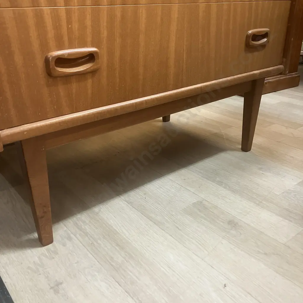 Airest New Zealand Mid-Century Tallboy With 6 Drawers. H114,W77,D47cm. Image 1++