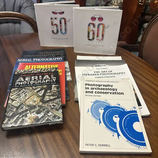Selection Of Books Including Photography, Our Forbidden Land, Perfect View Of The Past 50s & 60s Etc