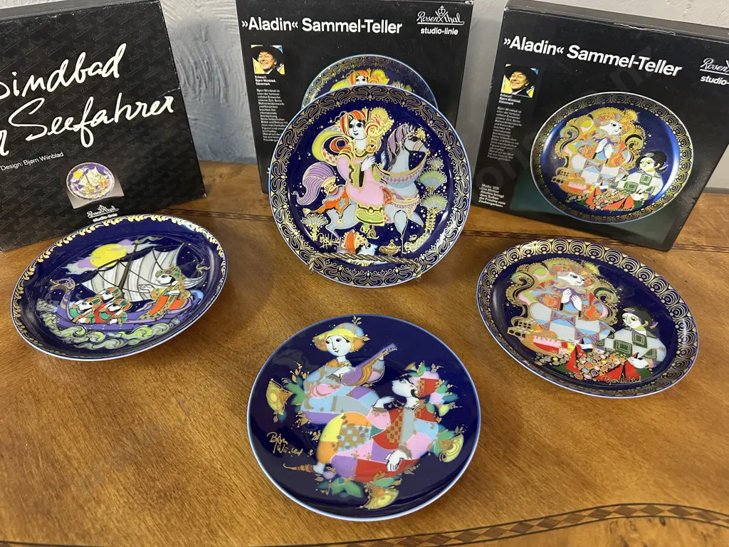 Alladin Rosenthal Studio-linie Decorative Wall Plates Etc Image 1++