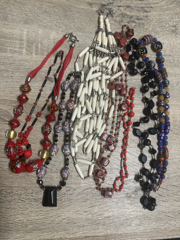 Selection Of Beaded Necklaces Image 1++