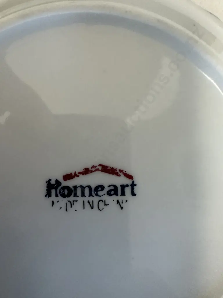 Set Of Three Home Art Country Flowers 'Blue' Serving Dishes Image 1++