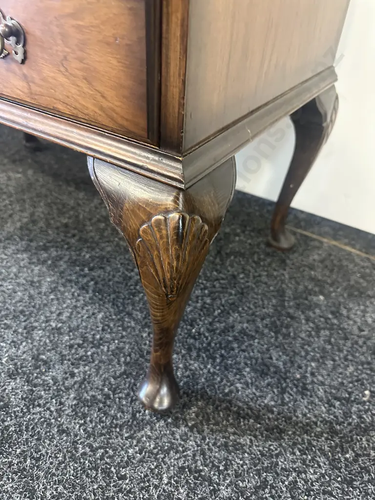 Antique Mahogany Drop Front Secretary Desk. H103 W75 D44cm Image 1++