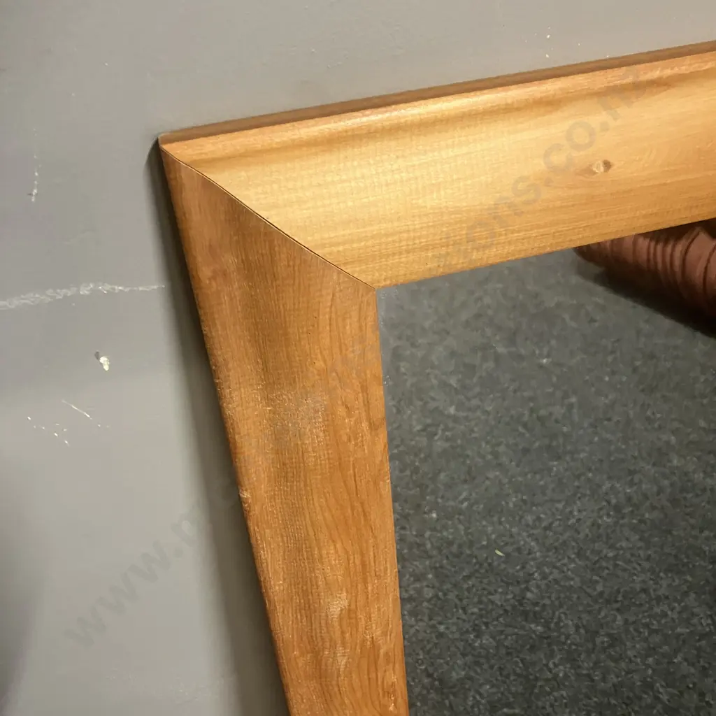 Rimu Framed Wall Mirror. 90 x 73cm Image 1++