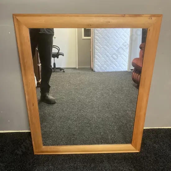 Rimu Framed Wall Mirror. 90 x 73cm
