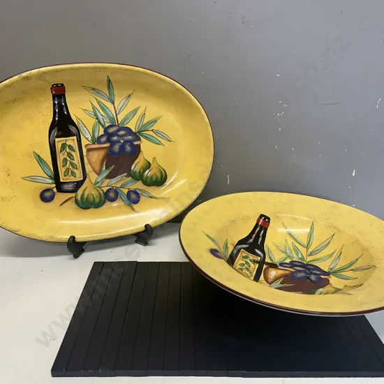 Antipasto Platter, Bowl & Neds Collection Placemat