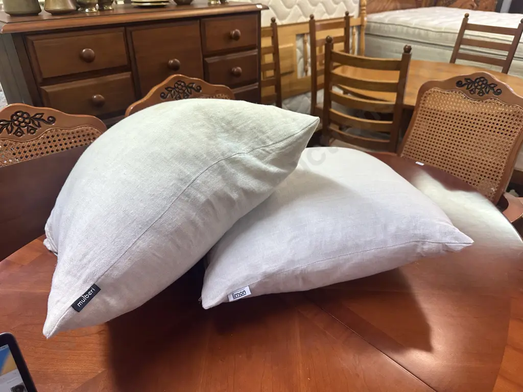 Cream Designer Cushions Including Mulberi & Limon Image 1++