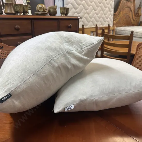 Cream Designer Cushions Including Mulberi & Limon
