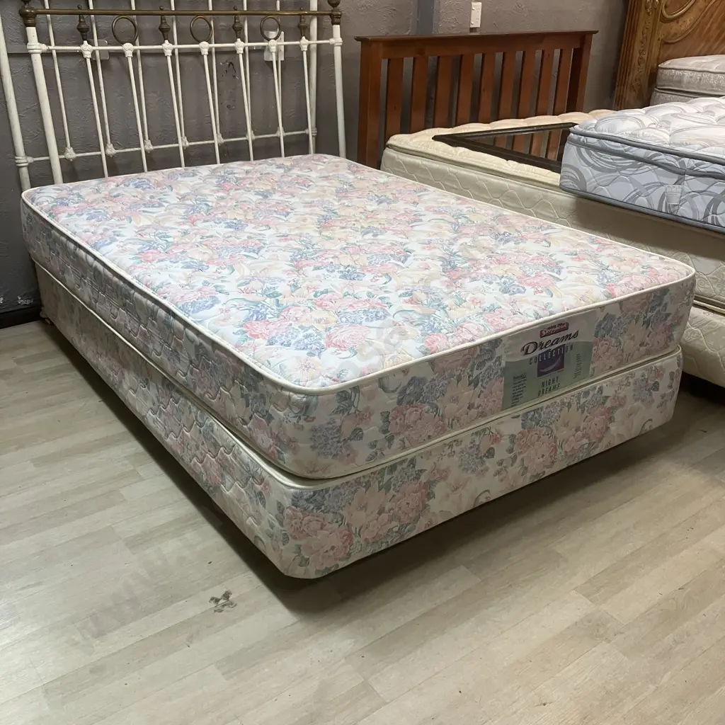 Sleepyhead Dreams Collection Night Dreams Double Size Mattress & Base Image 1++