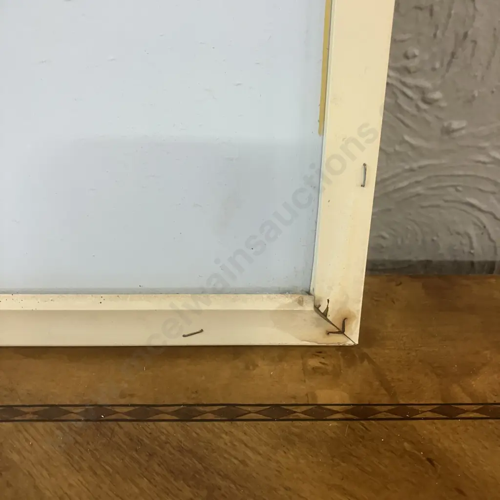 Cream Framed Bathroom Wall Mirror. 75 x 90cm Image 1++