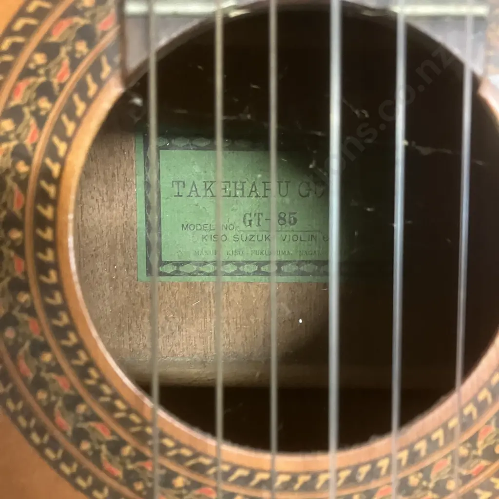Takeharu GT-85 Vintage Classical Acoustic Guitar - Kiso Suzuki Japan #80343 Image 1++