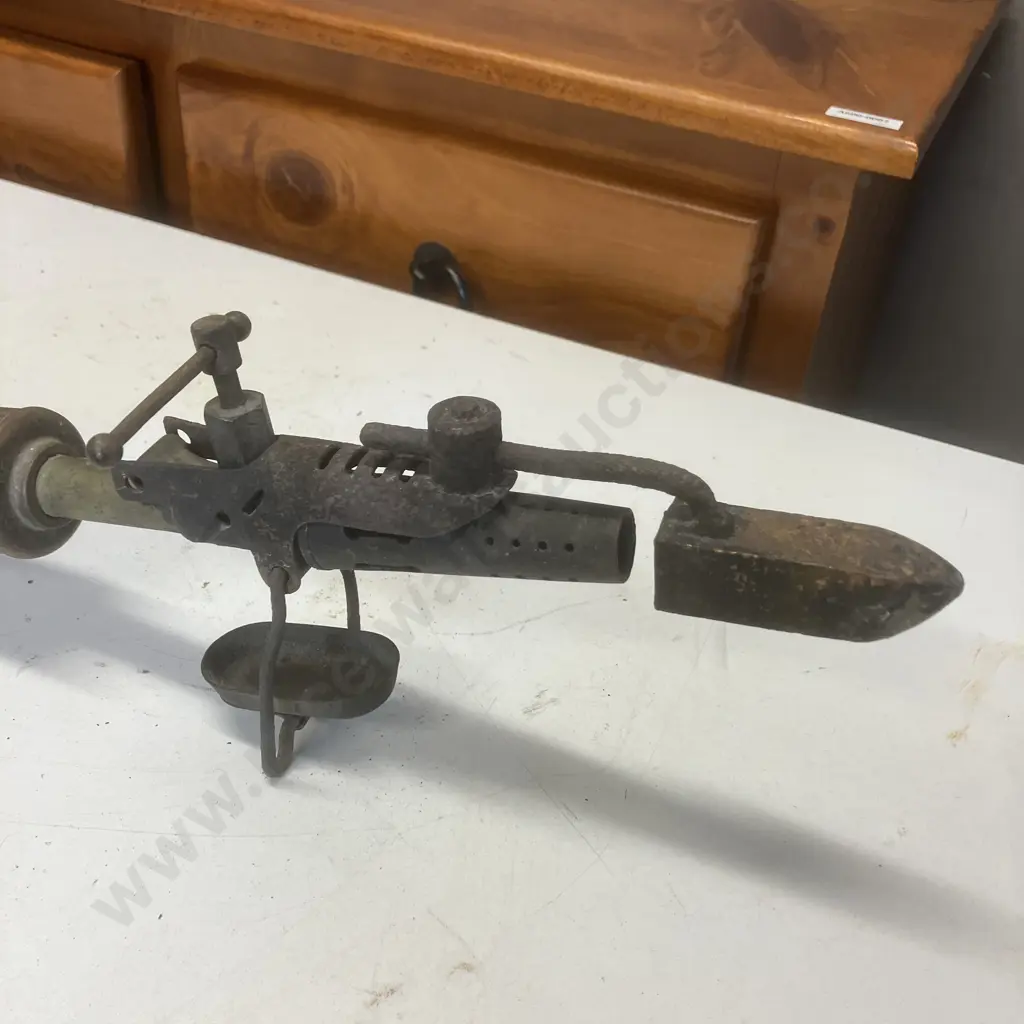 Vintage Brass Blowtorch by Optimus – Made in Sweden (55 cm) Image 1++