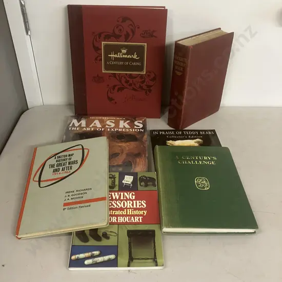 Books - 1938 The Favourite Wonder Book, A Century's Challenge Etc