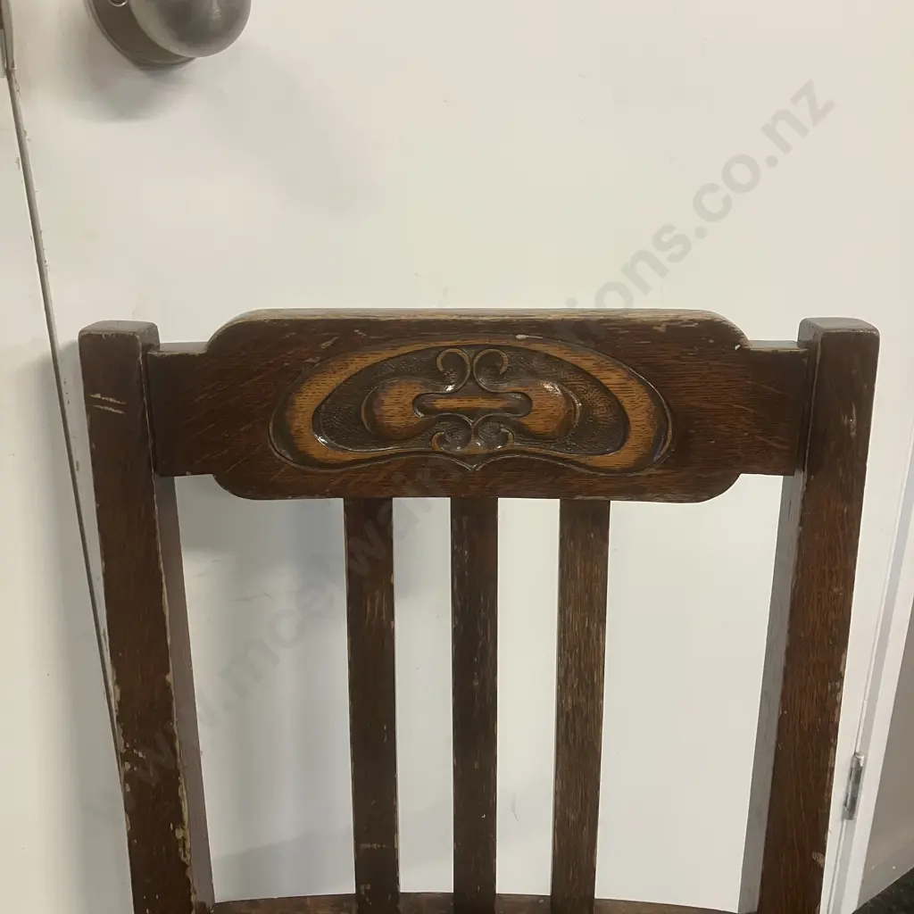 Antique Arts & Crafts Dining Chair Image 1++