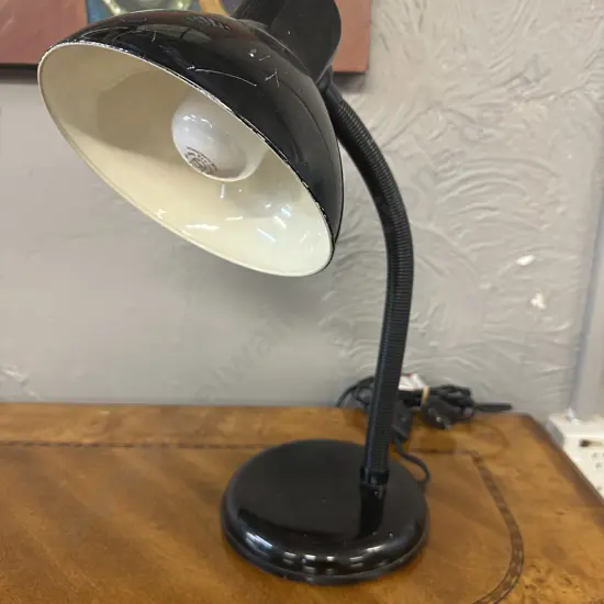 Brilliant Lighting Melbourne Black Goose Neck Desk Lamp