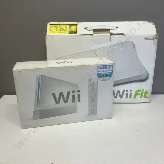 Vintage Nintendo Wii Sports & Wii Fit (No Game Disc)