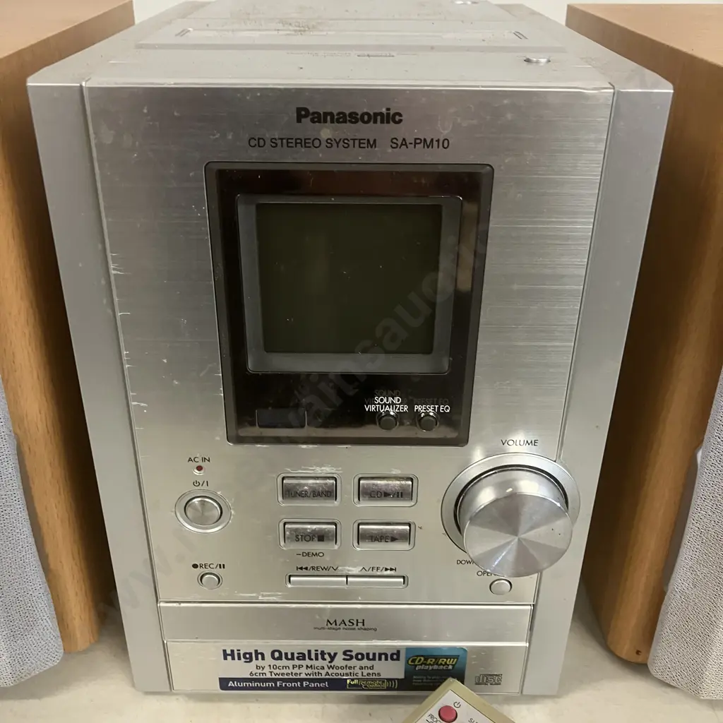 Panasonic Stereo SM-PA10 With Remote Control Image 1++