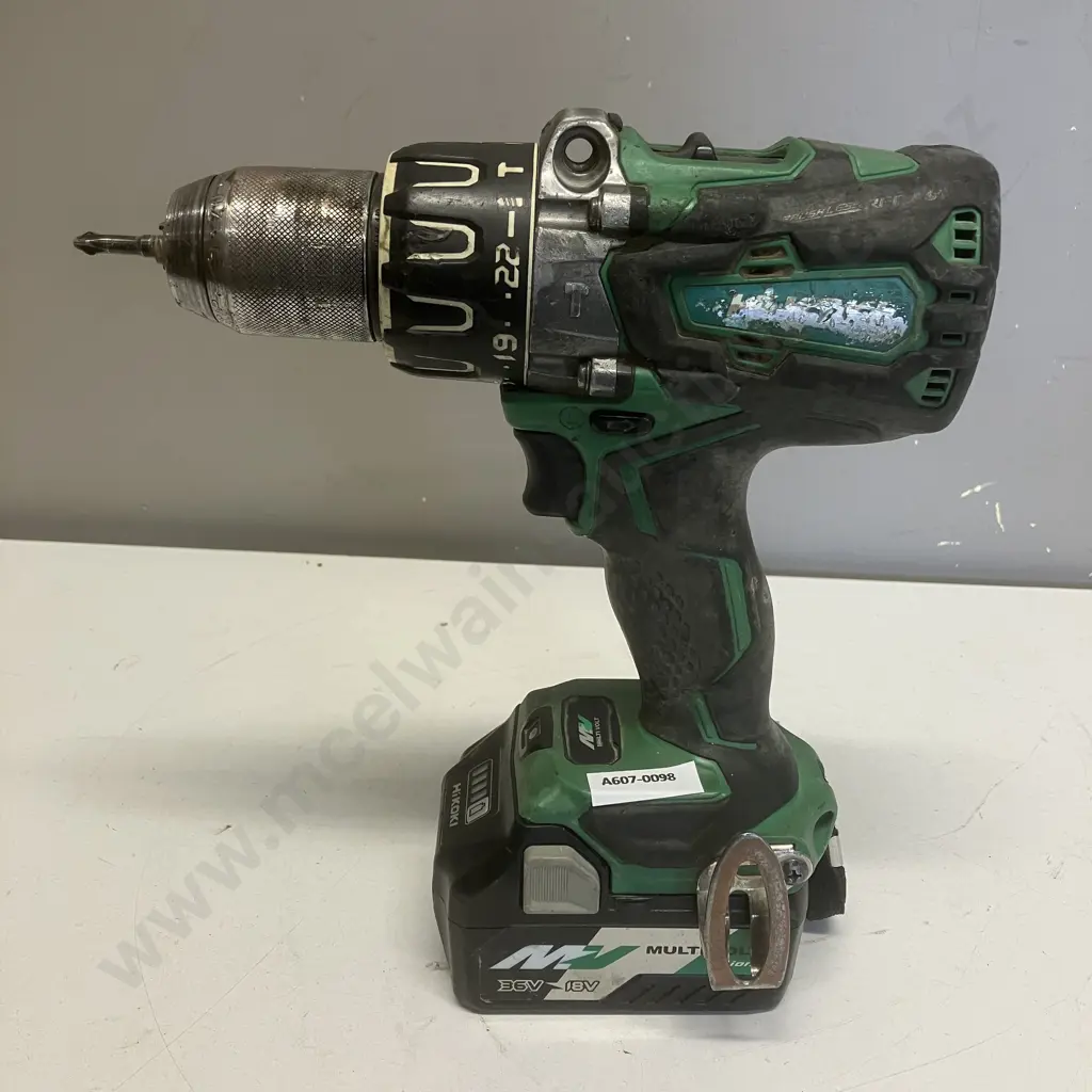 HiKoki 36V Brushless Impact Driver Drill DV36DA & 18V - 36V Multi Volt Battery (No Charger) Image 1++