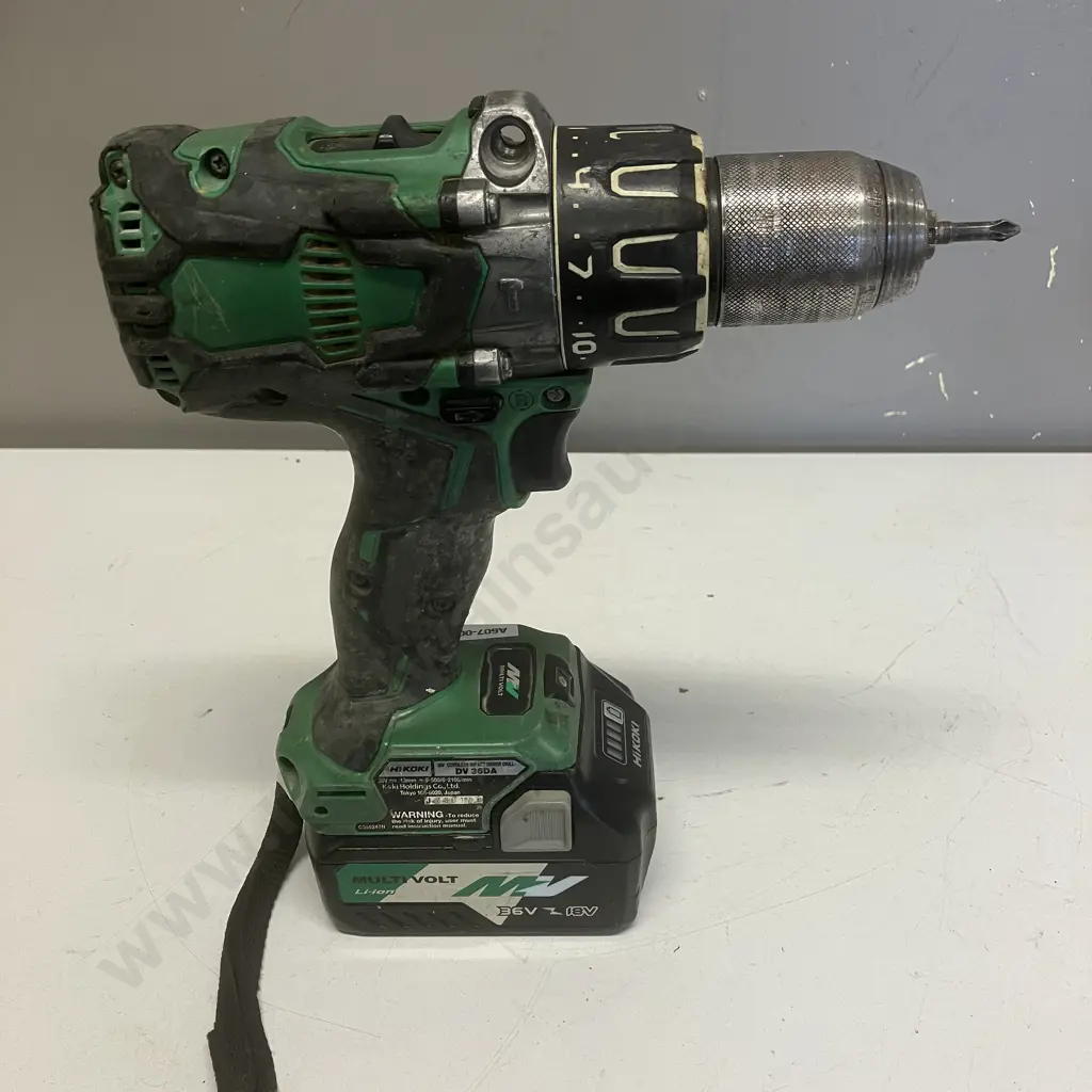 HiKoki 36V Brushless Impact Driver Drill DV36DA & 18V - 36V Multi Volt Battery (No Charger) Image 1++