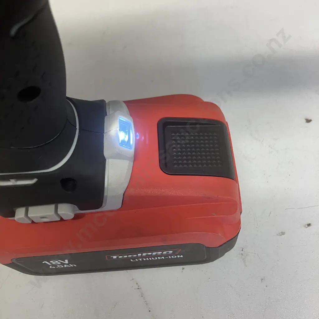 ToolPro 18V Impact Wrench & 4.0Ah Battery (No Charger) Image 1++