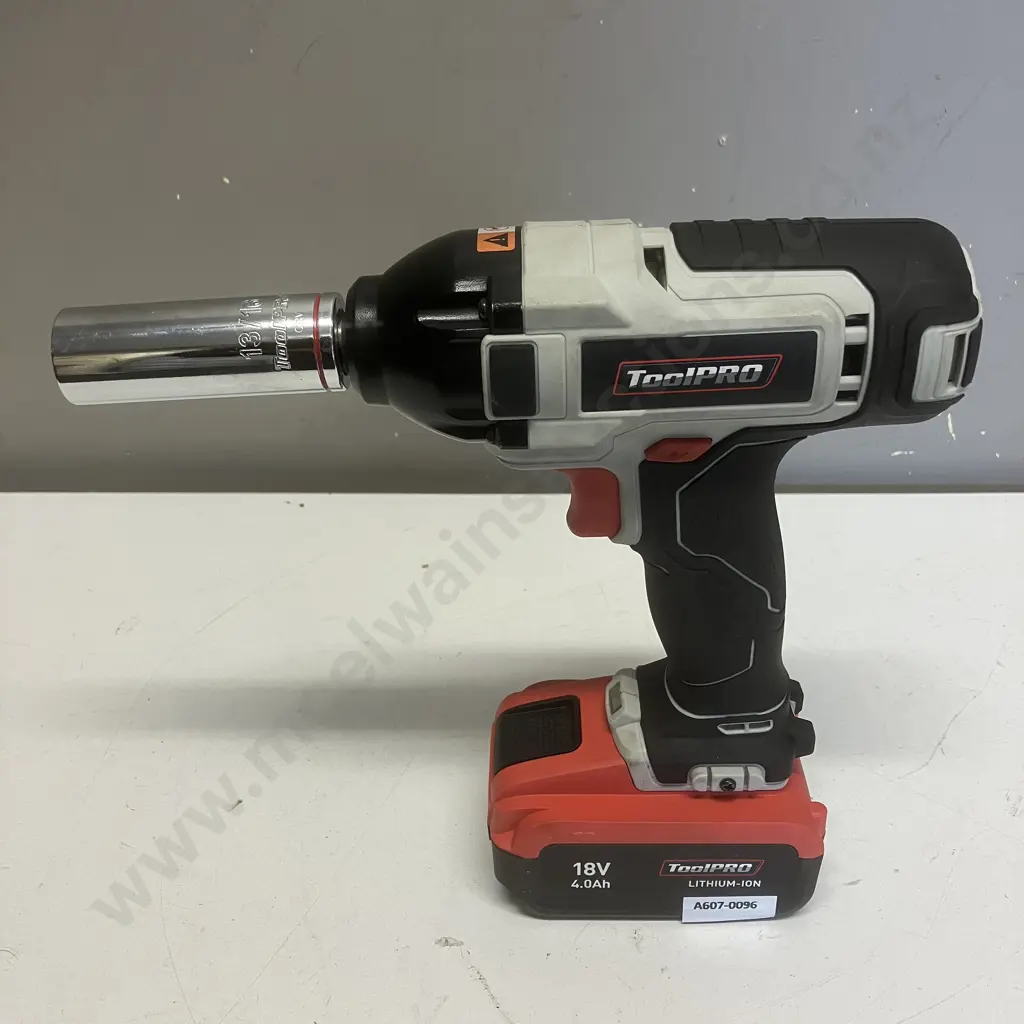 ToolPro 18V Impact Wrench & 4.0Ah Battery (No Charger) Image 1++