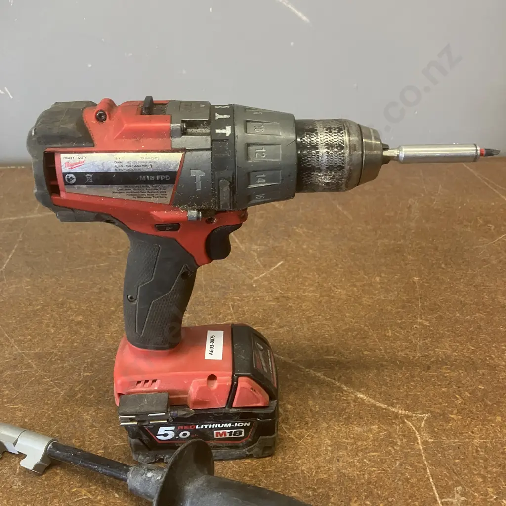 Milwaukee M18 FPD With 5.0Ah Battery (No Charger) Image 1++