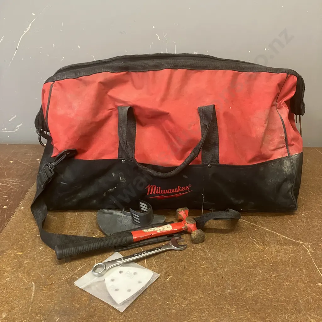 Milwaukee Bag, Hammer, Spanner Image 1++
