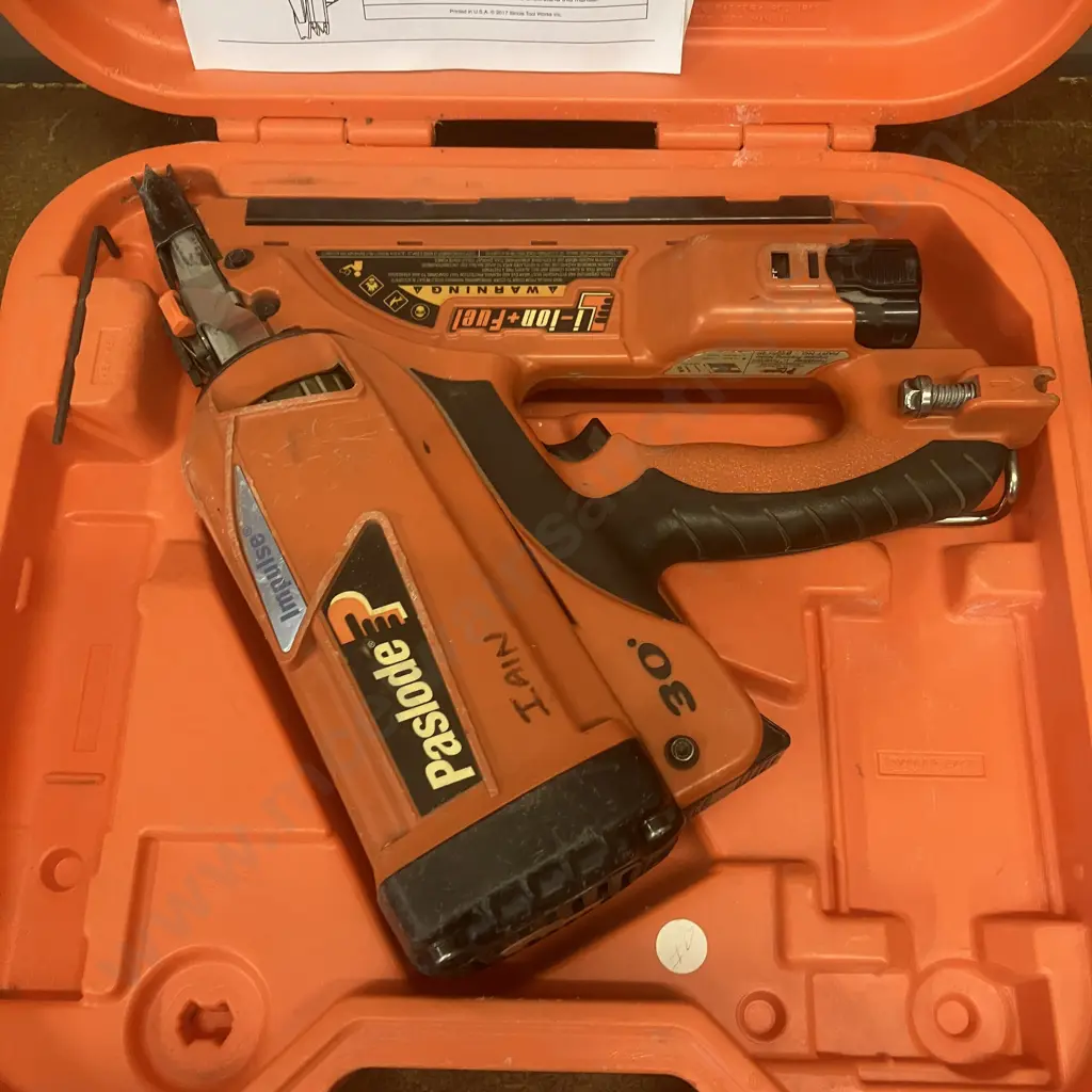 Paslode Nail Gun With Battery (No Charger) In Case Image 1++