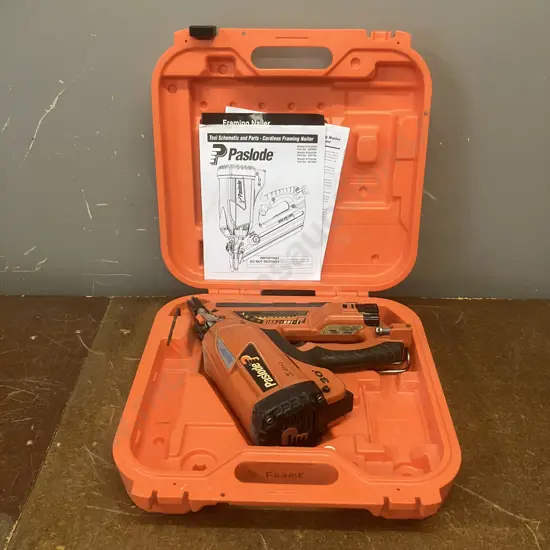 Paslode Nail Gun With Battery (No Charger) In Case