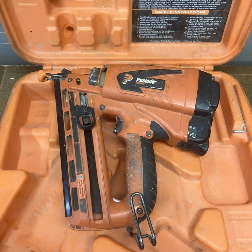 Paslode Nail Gun Skin Only In Case Image 1++
