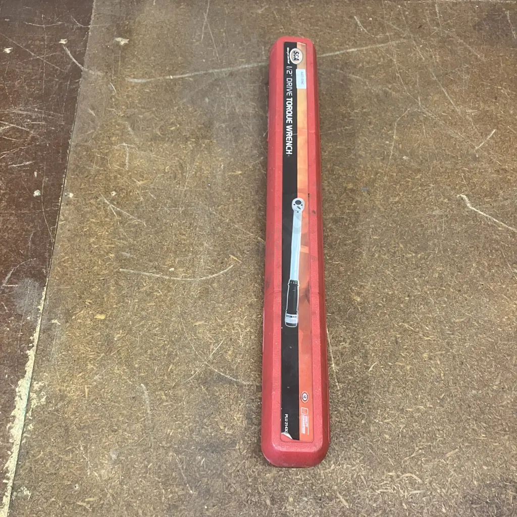 SCA 1/2" Drive Torque Wrench In Case Image 1++