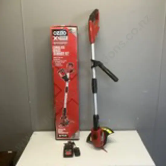 Ozito 18V XPower XChange Cordless Grass Trimmer Kit With Box - 2.0Ah Battery & Charger
