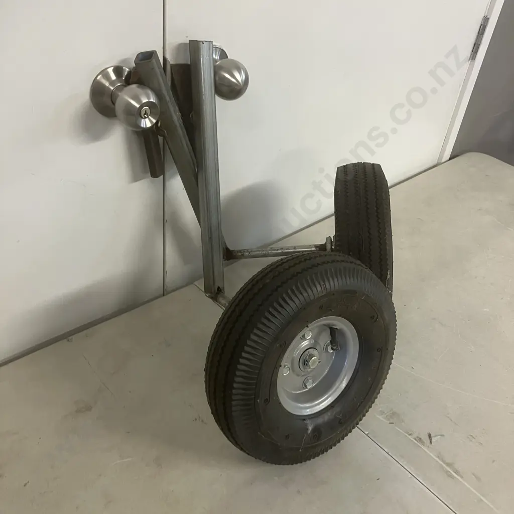 Pair of Adult Bike Sized Training Wheels With 4.10/3.50 - 4 Tyres Image 1++