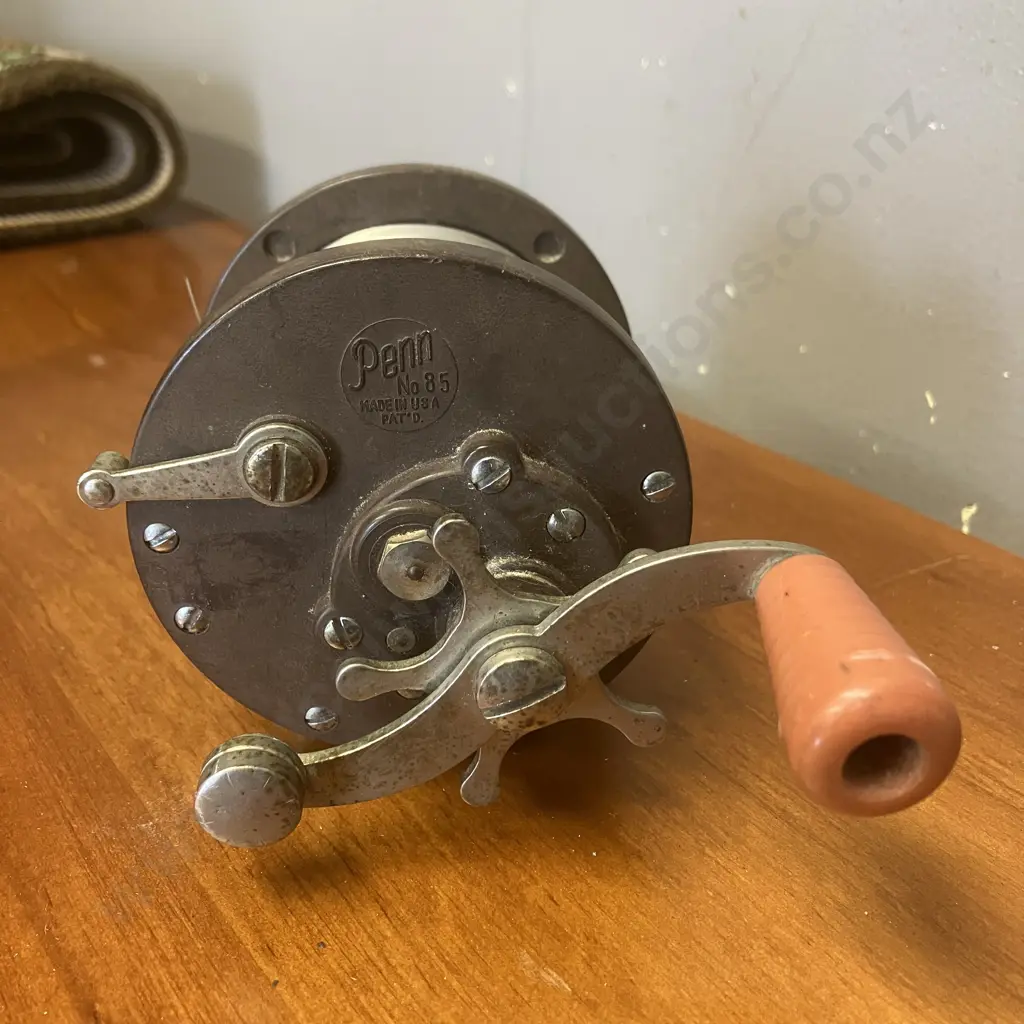 Vintage Penn No 85 Bakelite Deep Sea Reel Made In US Image 1++