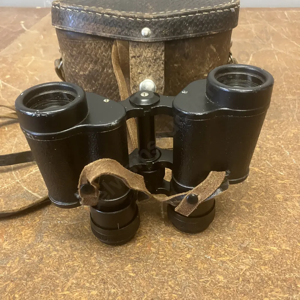 8x50 Binoculars With Case GNU5  - Made In The USSR Image 1++