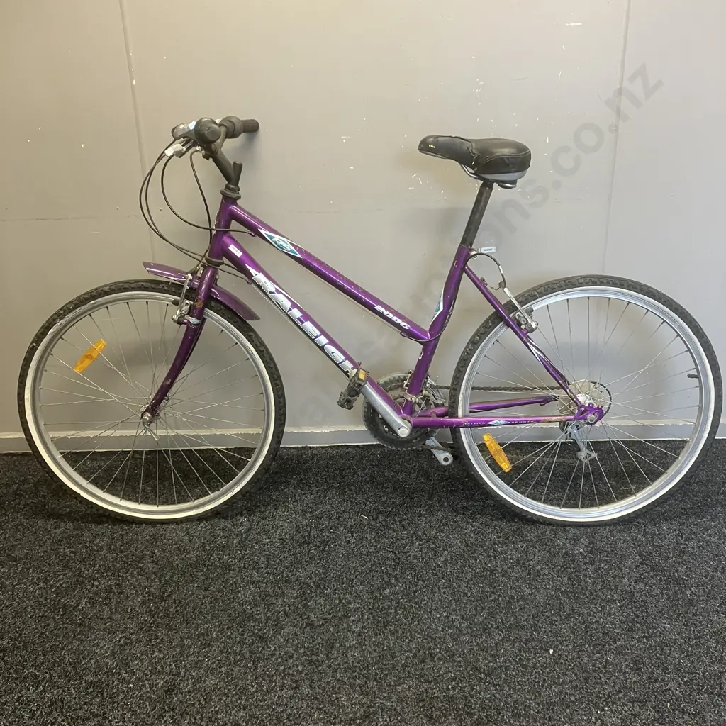 Purple Raleigh Bike Image 1++
