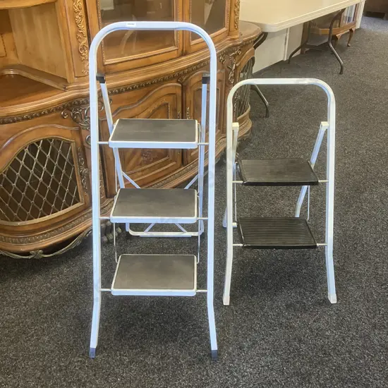 Three & Two Step Folding Step-Stools