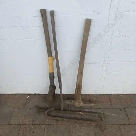 Slashers, Crowbars & Pick Axe