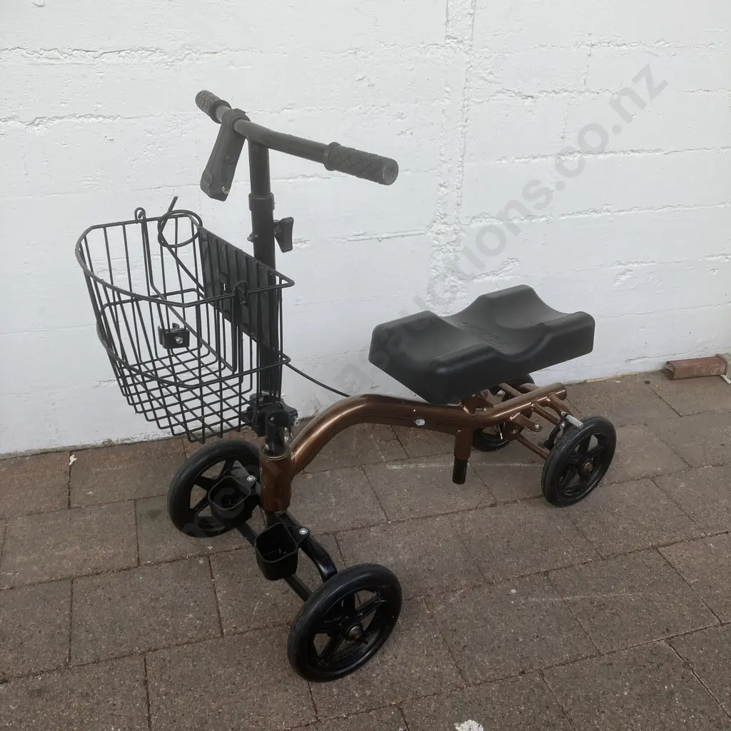 Freiheit Knee Walker With Crutch Holders Image 1++