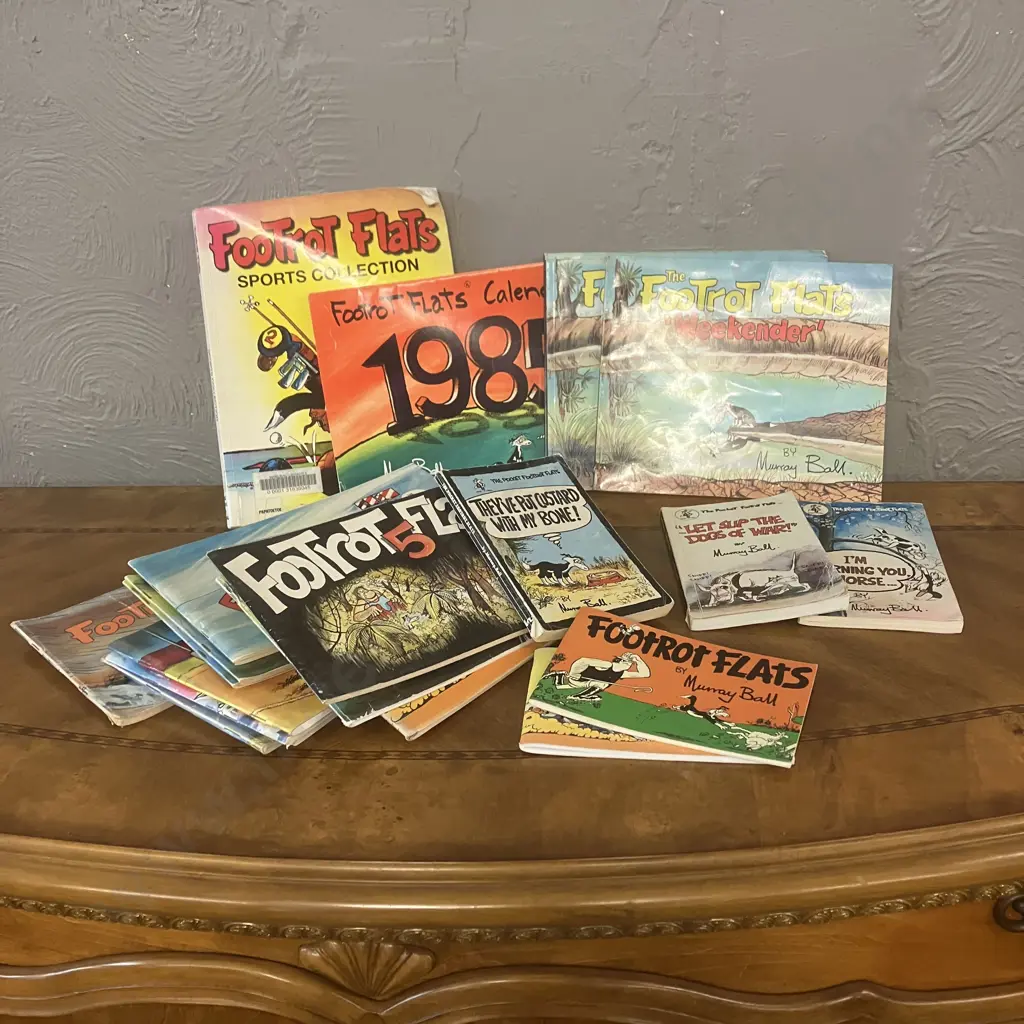 Vintage Footrot Flats Books, Calendar, Pocket Editions Etc Image 1++
