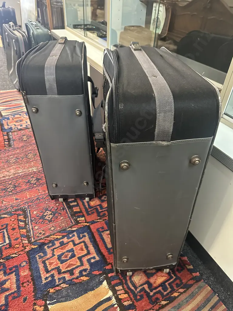 Pair Of Monet Soft Suitcases With Wheels Image 1++